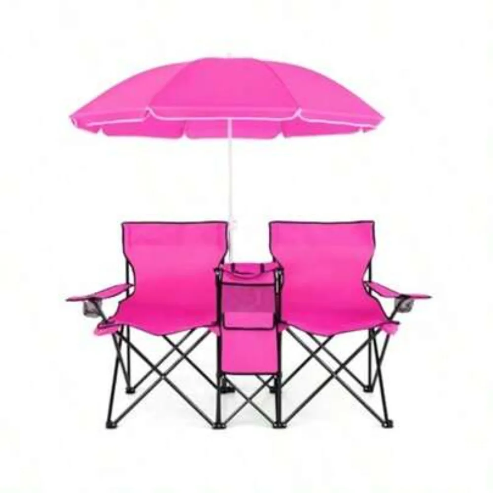 Outdoor Sports Umbrella - Chaise de camping pliante portable double