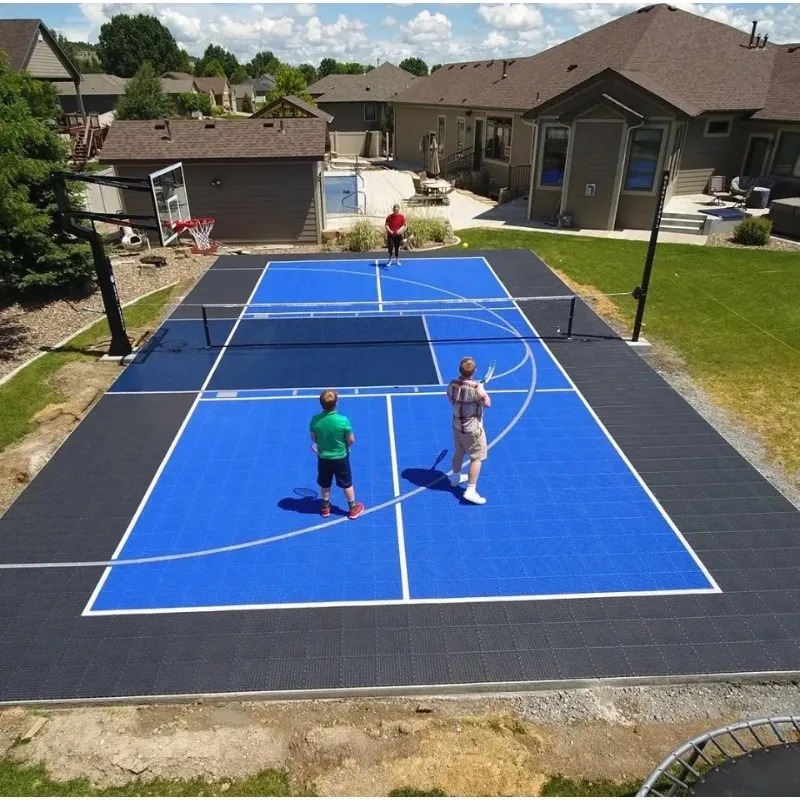 Outdoor Sport Floor Tiles - Longue garantie PP pickleball court carreaux