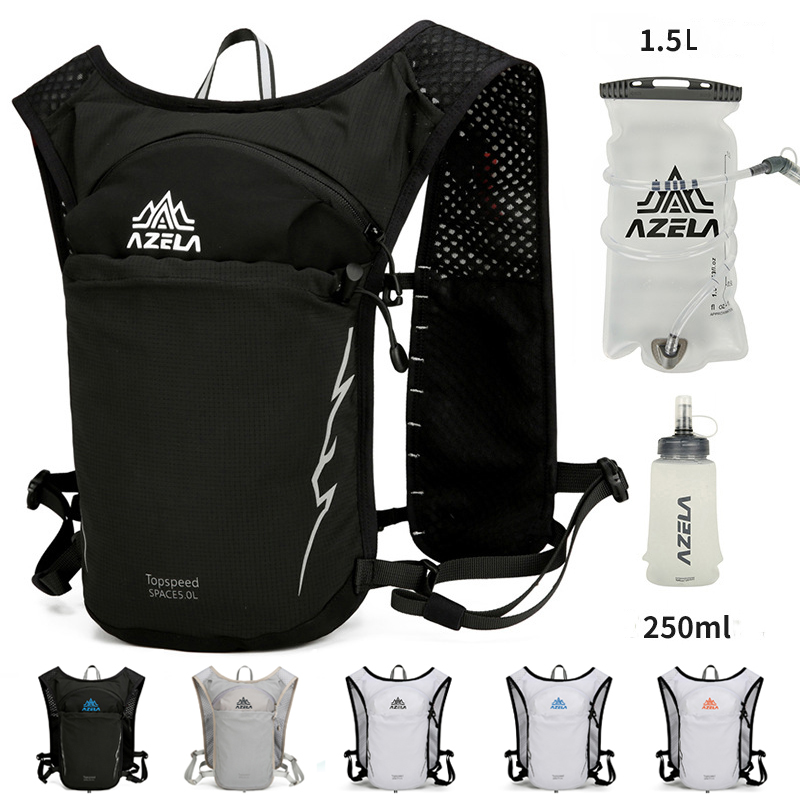 Trail Running Vest - 5L extérieur Trail course ultraléger sac